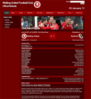Match Reports